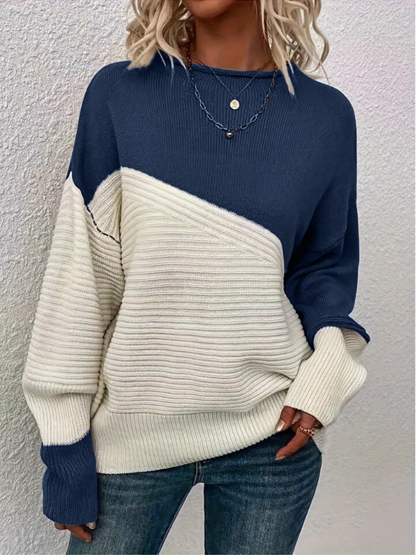 KARA™ - Casual Langærmet Rund Hals Sweater