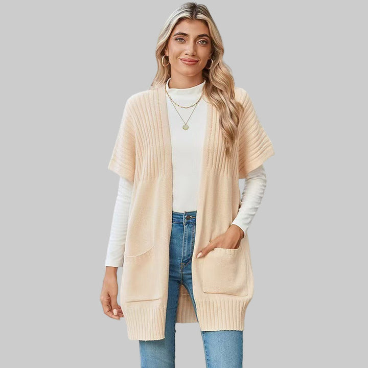 BREE™ - Letvægts Åben-Front Strik Cardigan