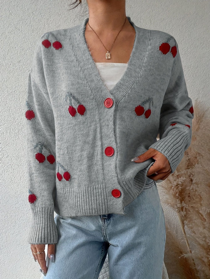 RAINA™ - Chic Knapfront Langærmet Cardigan