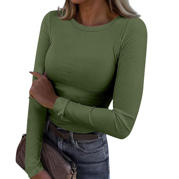 RESLEY™ - Casual Sommer Crewneck Rib Fit Top