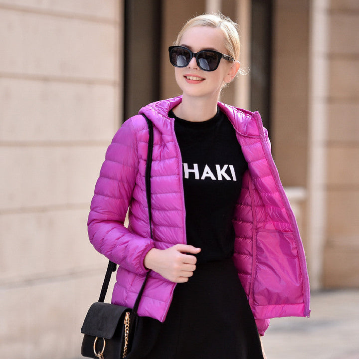 LIYANNA™ - Komfortabel Plus Size Letvægts Hættejakke med Lange Ærmer