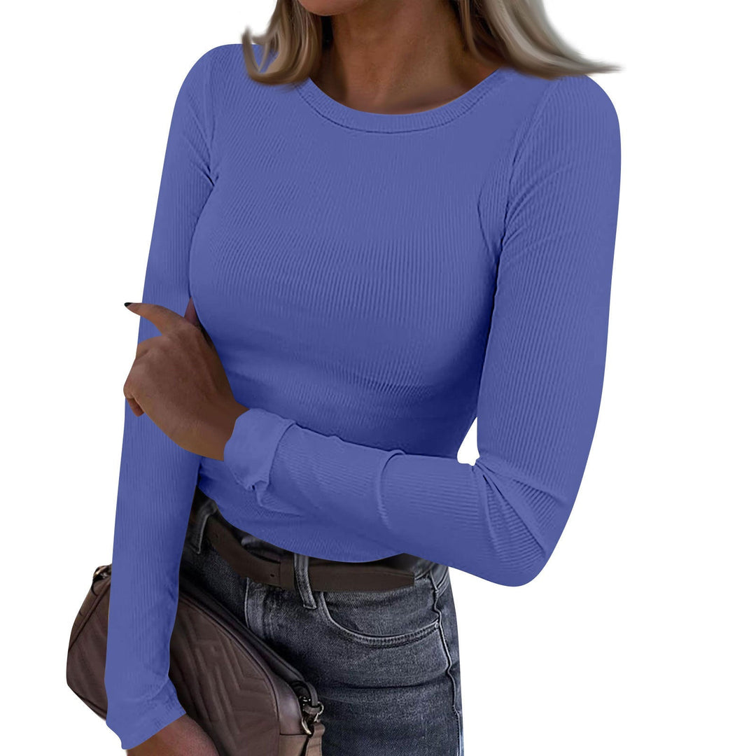 RESLEY™ - Casual Sommer Crewneck Rib Fit Top