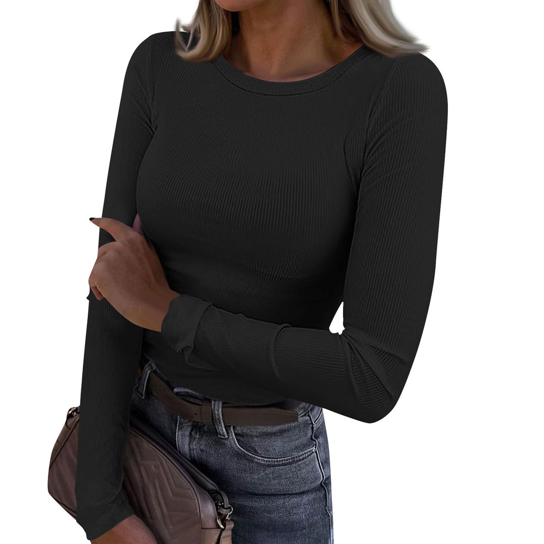 RESLEY™ - Casual Sommer Crewneck Rib Fit Top