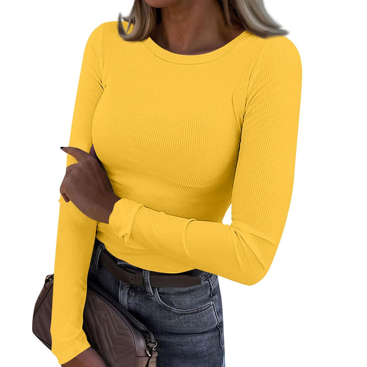 RESLEY™ - Casual Sommer Crewneck Rib Fit Top