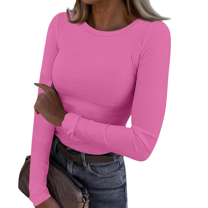 RESLEY™ - Casual Sommer Crewneck Rib Fit Top
