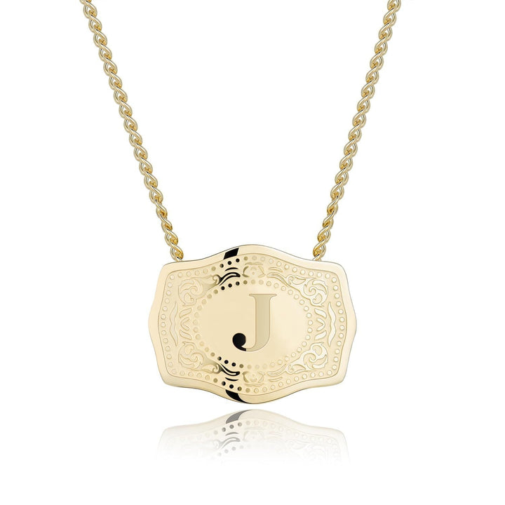 CINDY™ - Elegant Initial Bogstav Vedhæng Halskæde