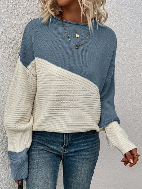 KARA™ - Casual Langærmet Rund Hals Sweater