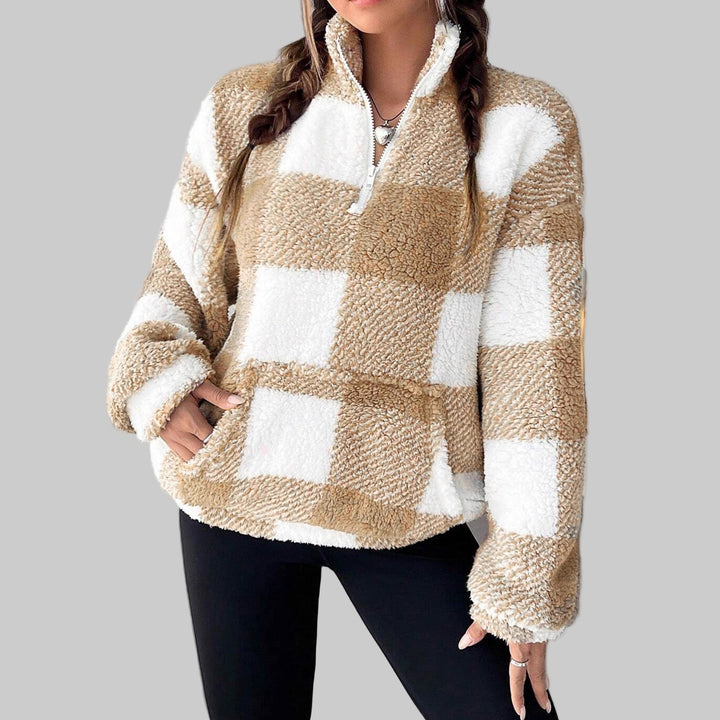 MAPLE™ - Cozy Plaid Fleece Pullover