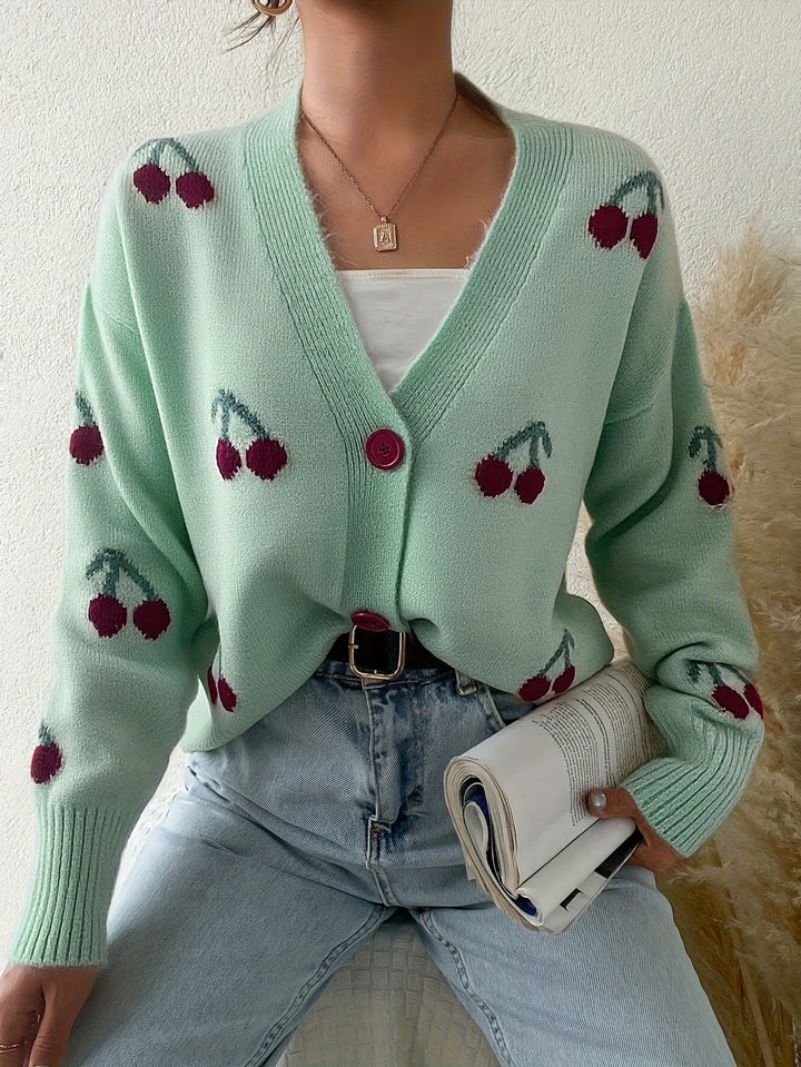 RAINA™ - Chic Knapfront Langærmet Cardigan