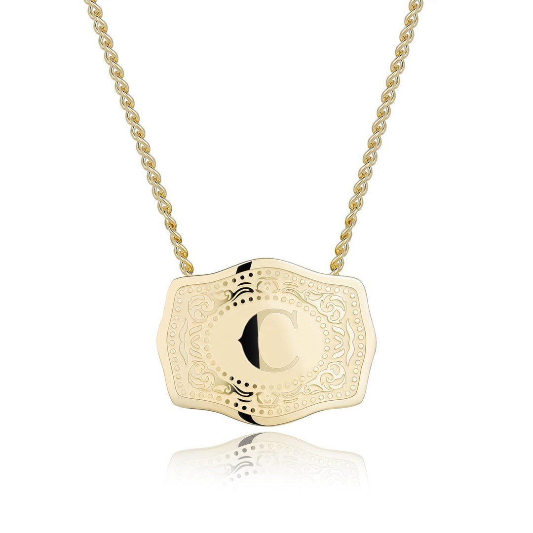 CINDY™ - Elegant Initial Bogstav Vedhæng Halskæde