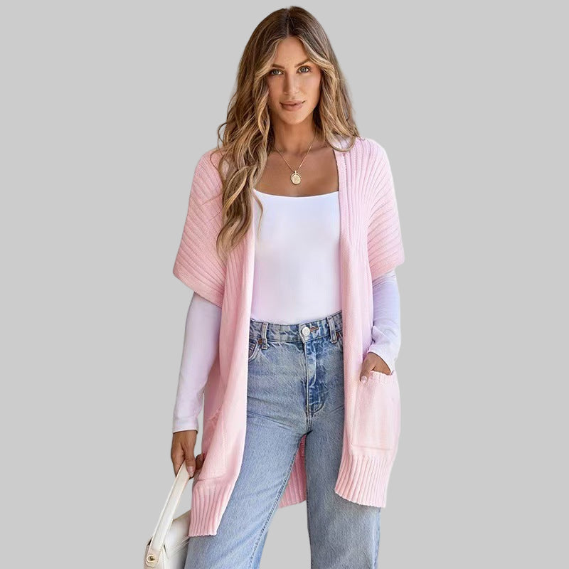 BREE™ - Letvægts Åben-Front Strik Cardigan