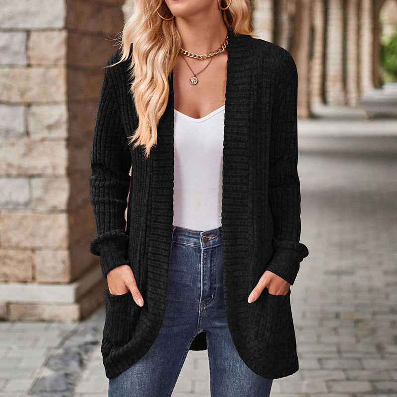 LUCILLE™ - Komfortabel Letvægts Langærmet Åben Front Cardigan