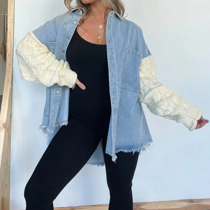 PRIS™ - Vintage Langærmet Kravejakke