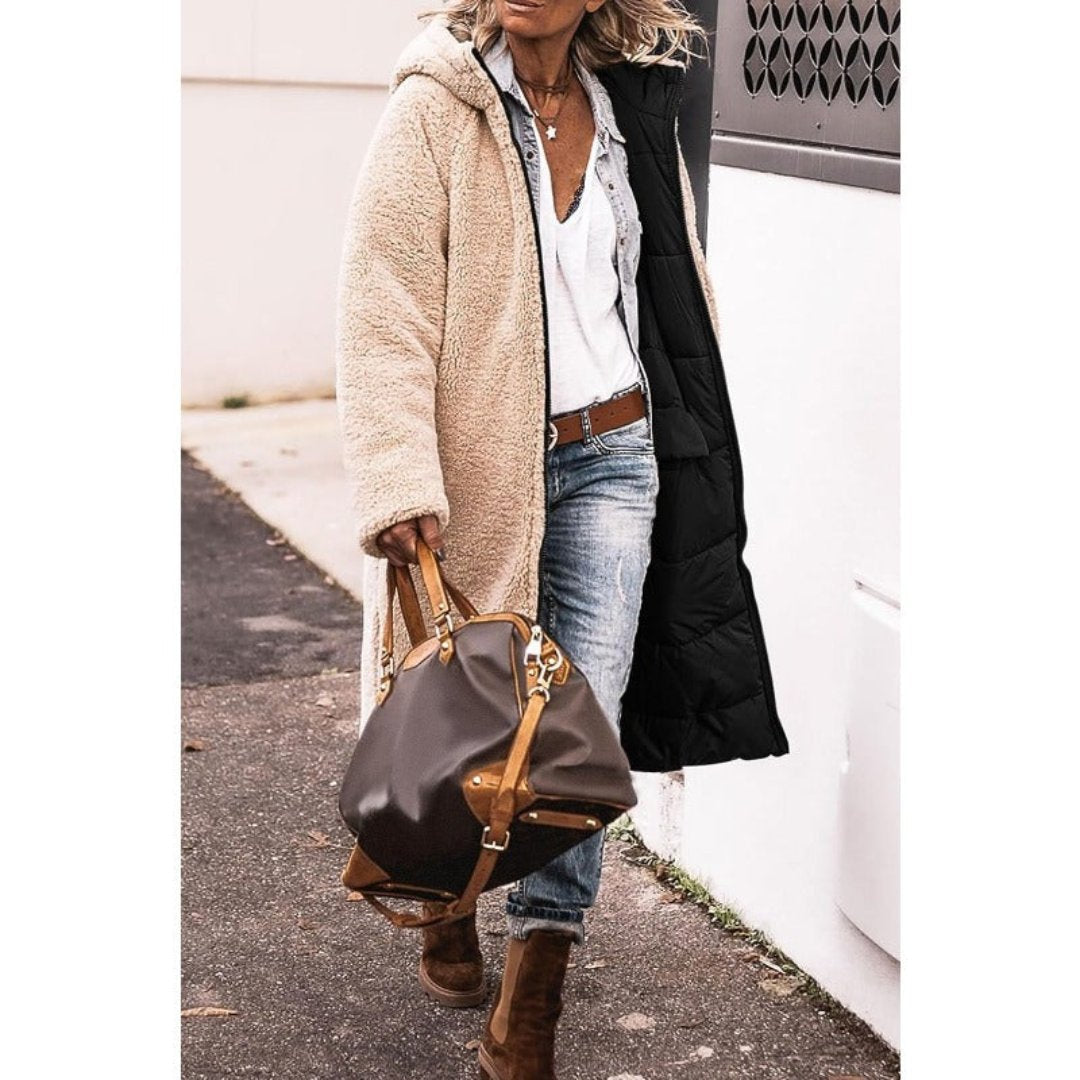 Sophia™ - Elegant og Komfortabel Vendbar Kappe