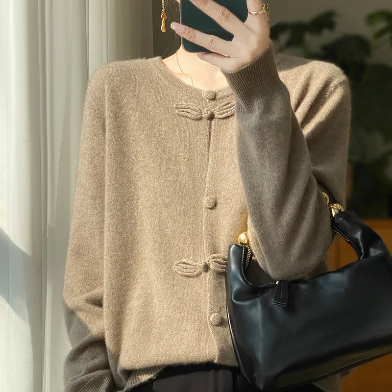 BELLA™ - Chic Sløjfe Cardigan