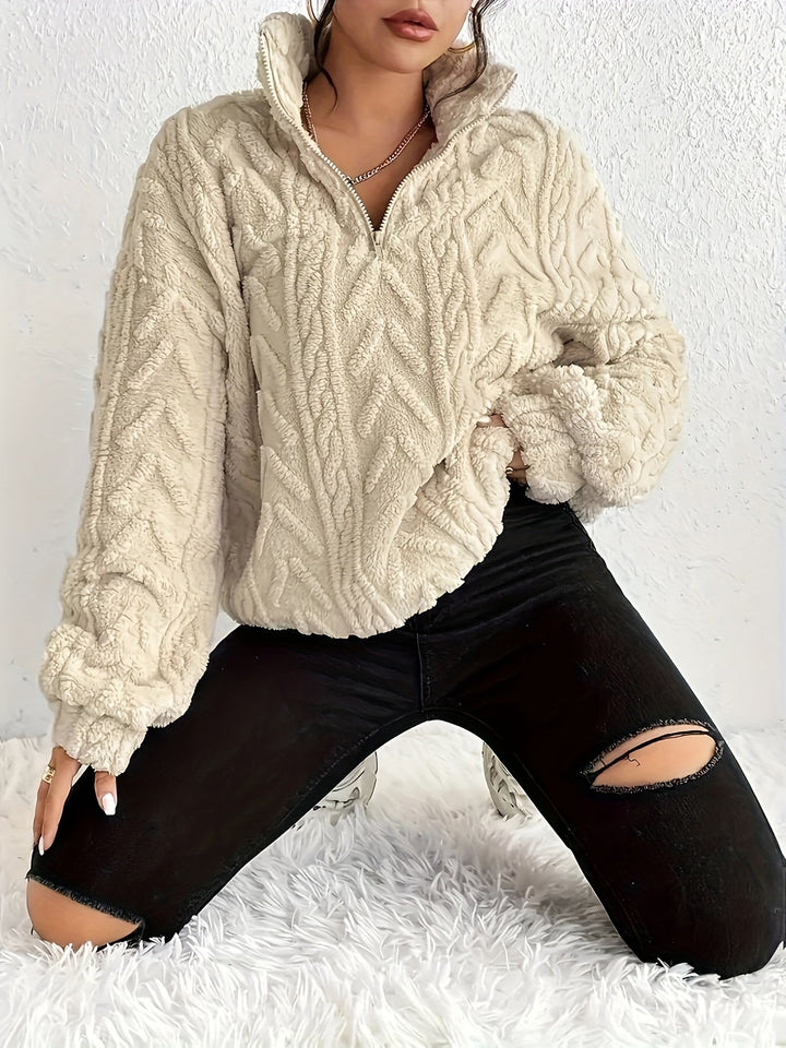 CLARE™ - Varm Strikket Sweater