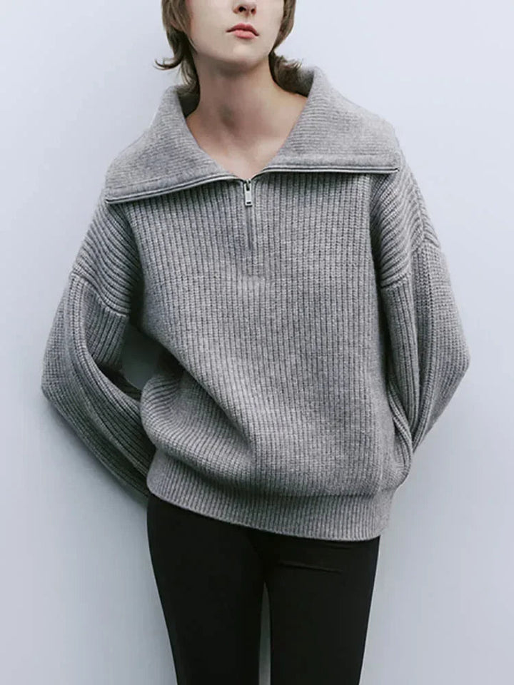ELODIE™ - Komfortabel Half-Zip Sweater