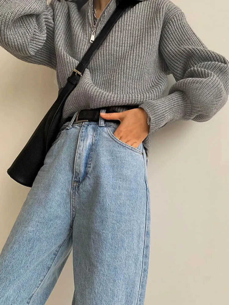 ELODIE™ - Komfortabel Half-Zip Sweater