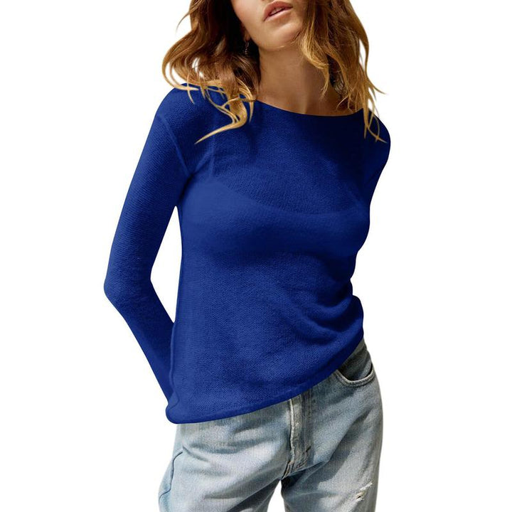 MHARLA™ - Letvægts Sommer Gennemsigtig Langærmet Top