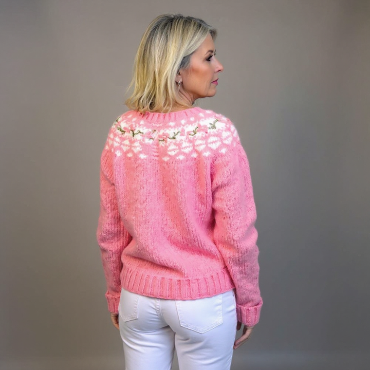 Ada™ - Klassisk islandsk fåreuld cardigan