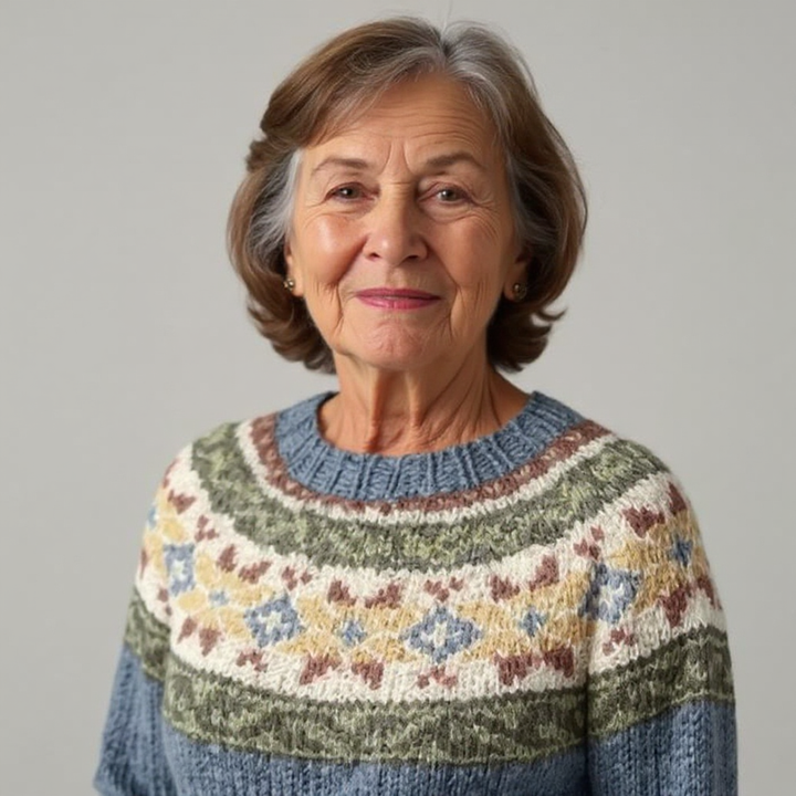 Marketta™ - Klassisk islandsk uldtrøje