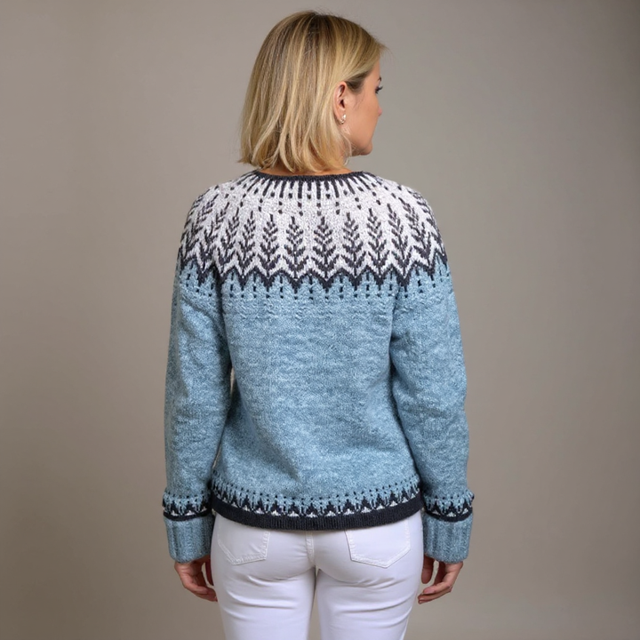 Reetta™ - Retro Islandsk Uld Cardigan