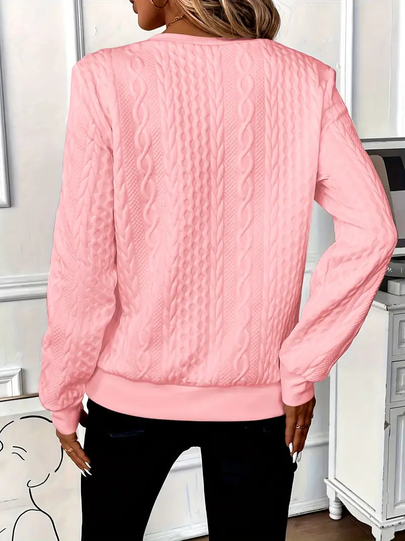 EMMA™ | Elegant Quarter-Zip Sweater